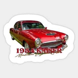 1954 Kaiser Manhattan 2 Door Sedan Sticker